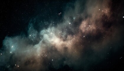 Obraz na płótnie Canvas colorful space cosmos nebula stars star galaxy fog cloud clouds science
