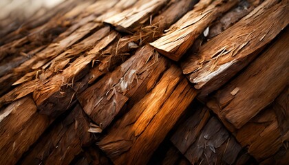 abstract wood texture close up cedar shingles for background with white space