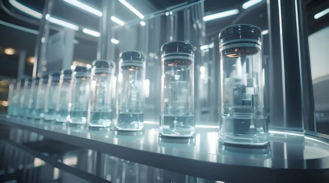 Biotechnology and Genomics These technolgy. future scince lab animation video