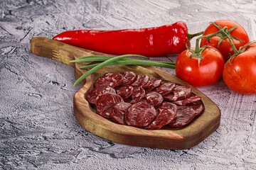 Wild Bear meat homemade sausages