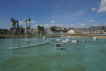 Fontana nel porto di Palermo