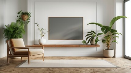 Scandinavian Living Room Design with Natural Elements