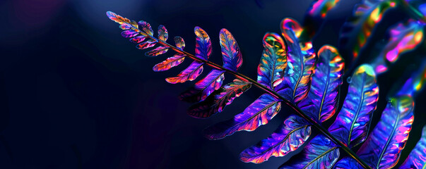 Leaf skeleton illustration. Abstract background rengen amazing fern lines. Nature concept. - 781106990