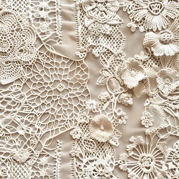 detailed lace seamless pattern