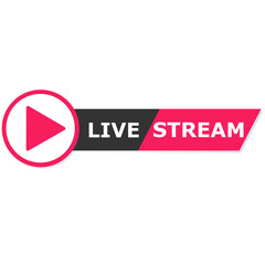 Live Webinar Button label, online Webinar