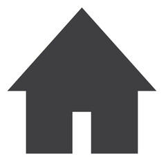 Home house icon button