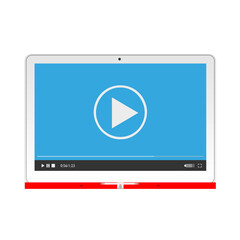 Video player template for web