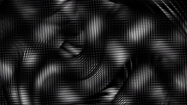 Abstract creative black and white blur  stripe geometric pattern motion background. Video animation Ultra HD 4k footage.