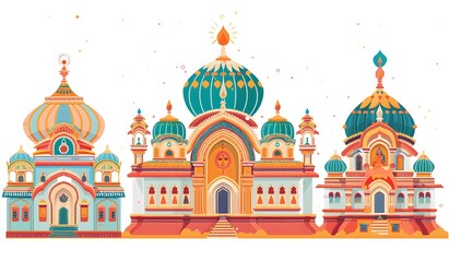 Fototapeta premium Ratha Yatra-vector illustration of Ratha Yatra. Lord Jagannath