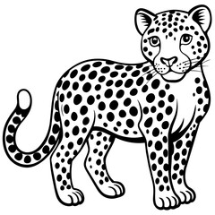 leopard cartoon 