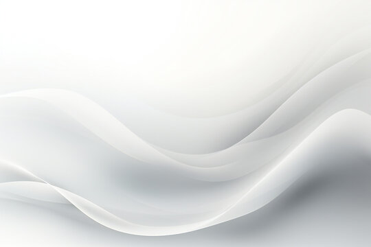 Abstract Silver Wave Background