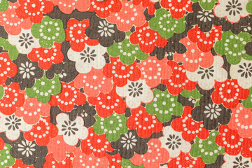 梅の花の和柄文様