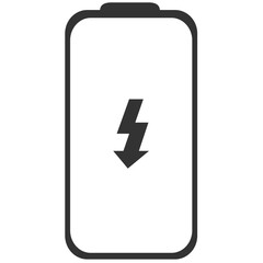 battery charging sign