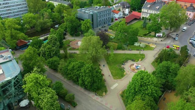 Freedom Square Opole Plac Wolnosci Aerial View Poland
