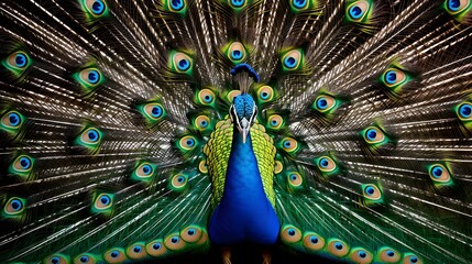 peacoock wings sharp images. Ai Generative Free Photo
