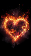 Fototapeta premium Valentine's Day dark background