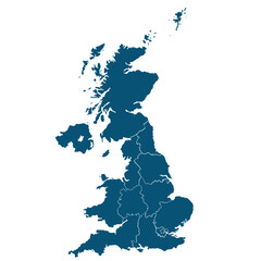 United Kingdom map © Ophelia