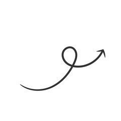 Handdrawn Arrow in Doodle Style