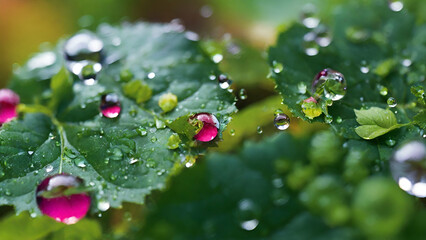 Capture the beauty of water droplets on various surfaces, such as leaves, flowers, or glass.