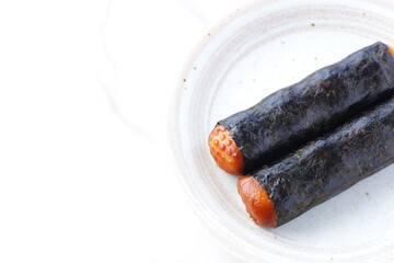 もちもちの食感の磯辺焼き団子（のりだんご）
