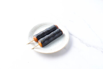 もちもちの食感の磯辺焼き団子（のりだんご）
