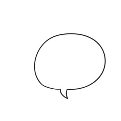 Hand Drawn doodle Style Speech Bubbles