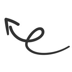 hand drawn arrow