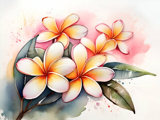 plumeria frangipani flower