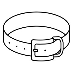 belt isolated on white