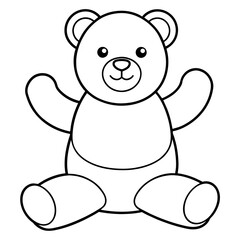 Teddy bear vector illustration
