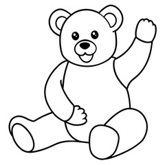 Teddy bear vector illustration