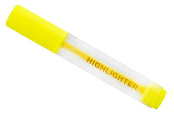 Yellow marker isolated