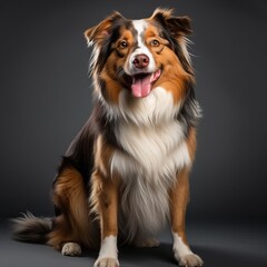 Fototapeta premium Portrait of Beautiful Australian Shepherd