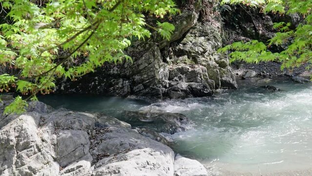 摂津峡の美しい風景