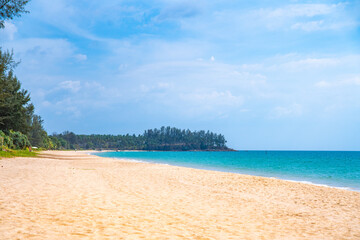 View of Natai beach in Khao Lak, Phang Nga, Thailand