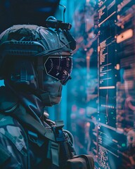 Analyze the utilization of advanced algorithms and neural networks in modern military technologies for improved tactical superiority