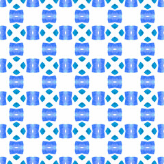 Hand painted tiled watercolor border. Blue - 781150578