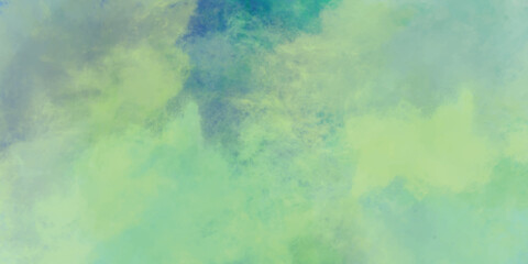 Abstract watercolor background with space. Colorful watercolor background texture. Blue green background.