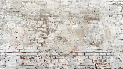 White wash brick texture. Generative AI