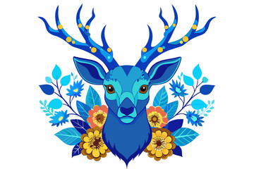  bluewing-kawaii-vector-deer-head-with-superimposed
