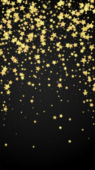 Magic stars vector overlay.  Gold stars scattered - 781154585