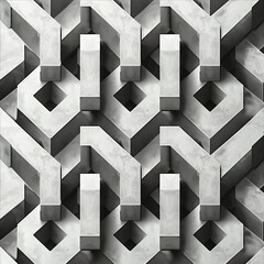 The hypnotic repetition of a geometric pattern in the background of a website