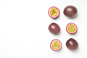 Concept of delicious and juicy exotic fruit - passion fruit