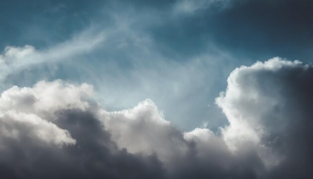 blue sky and white clouds background