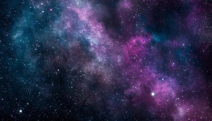 seamless space texture background stars in the night sky with purple pink and blue nebula a high...
