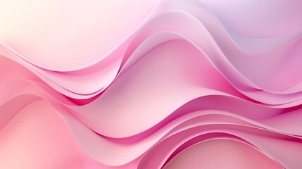 Pink abstract background with gradient shadow wave