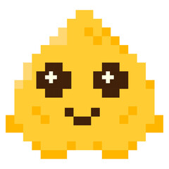 Game monster for 8-bit games. Vector icon in pixel art style