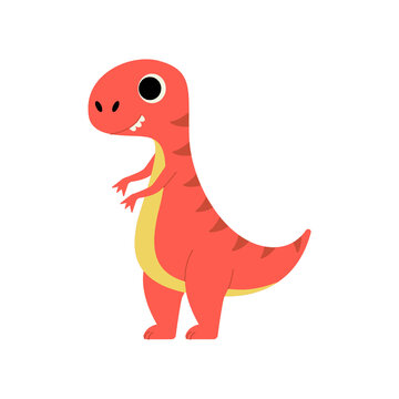 A cartoon of a dinosaur
