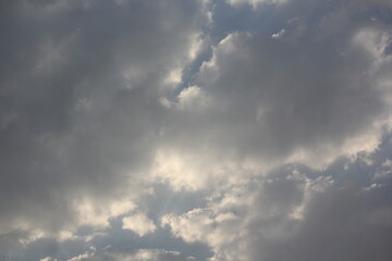 blue sky with clouds