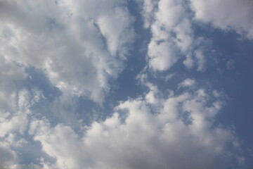 blue sky with clouds